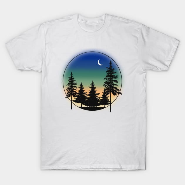 Summer nights T-Shirt by Whettpaint